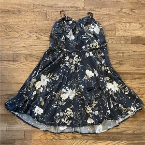 Old Navy bird print baby doll dress